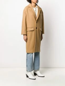 Dsquared2 manteau droit à poches à rabat