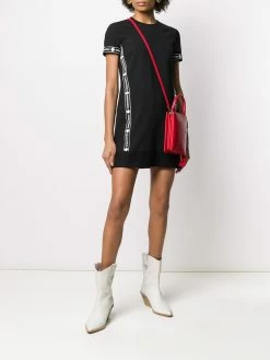 Dsquared2 robe courte à bandes logos