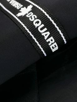 Dsquared2 robe courte à bandes logos