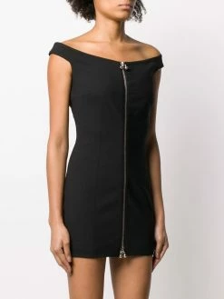 Dsquared2 robe courte ajustée à épaules dénudées