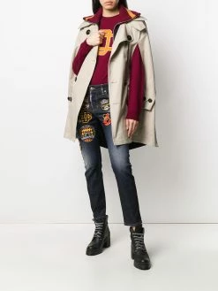 Dsquared2 pull à logo intarsia