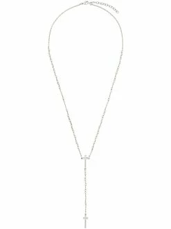 Dsquared2 collier façon chapelet de perles à logo