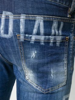 Dsquared2 jean skinny imprimé