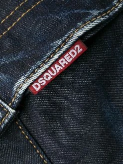 Dsquared2 Bas Prix Jean droit à patch logo jeans regular & jeans droits homme 15 Dsquared2 jean droit à patch logo