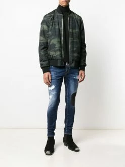 Dsquared2 jean skinny à design patchwork