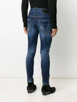 Dsquared2 jean skinny à design patchwork