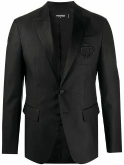 Dsquared2 blazer à logo brodé