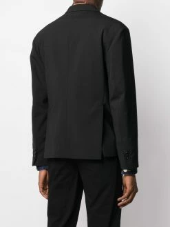 Dsquared2 blazer droit à détail en denim