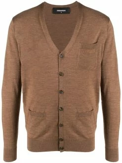Dsquared2 cardigan à logo brodé