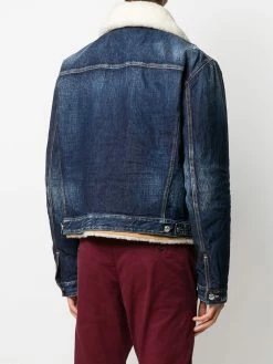 Dsquared2 veste en jean à effet usé
