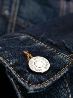 Dsquared2 veste en jean à effet usé