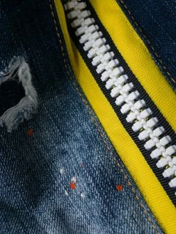 Dsquared2 veste en denim à capuche