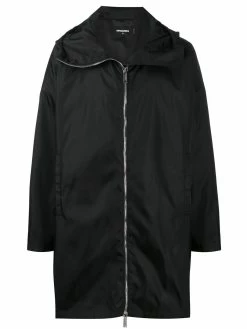 Dsquared2 manteau zippé à capuche