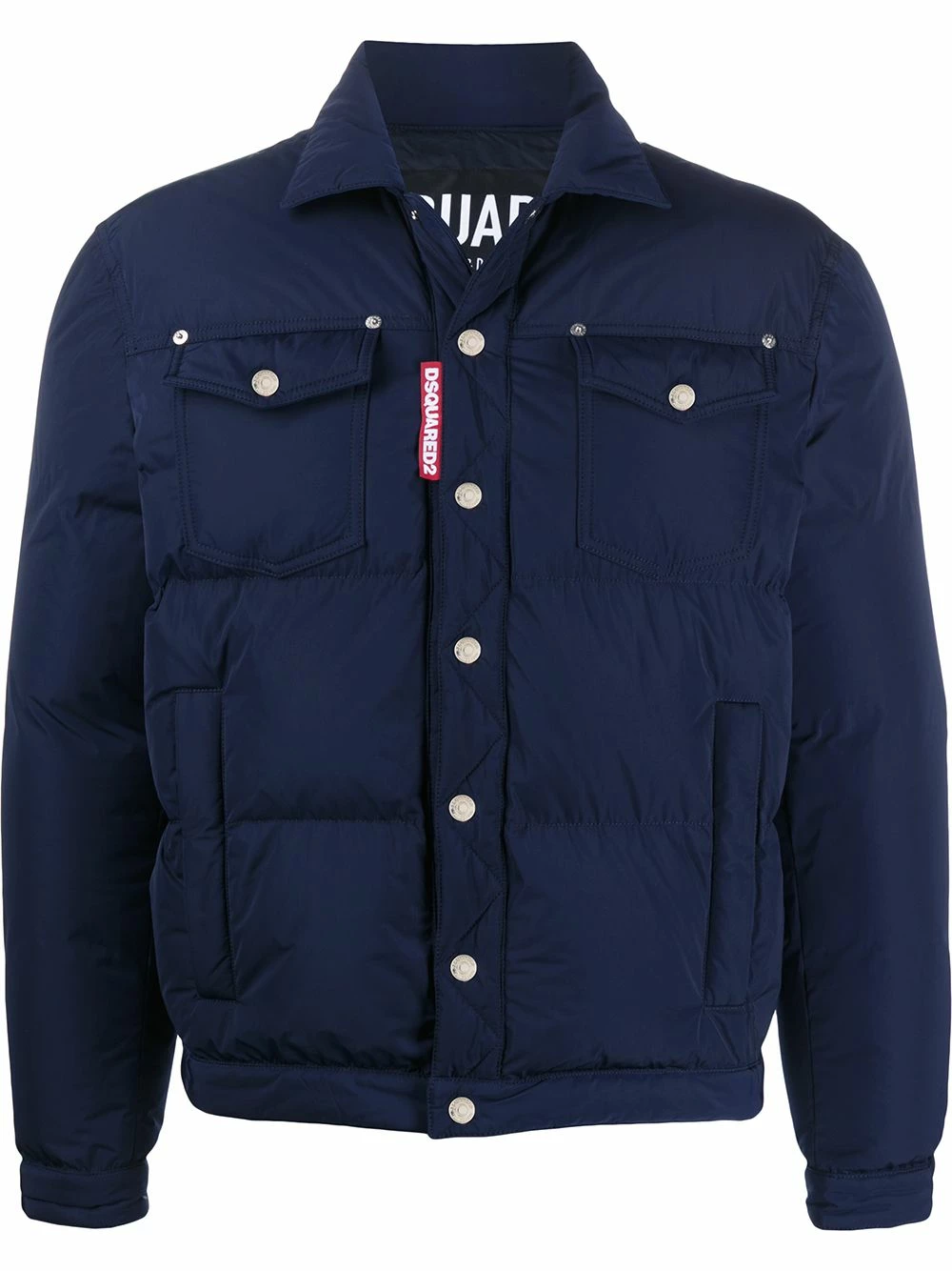 Authentique 100% Dsquared2 Veste matelassée à boutonnière doudounes & vestes matelassées homme 3 Dsquared2 veste matelassée à boutonnière
