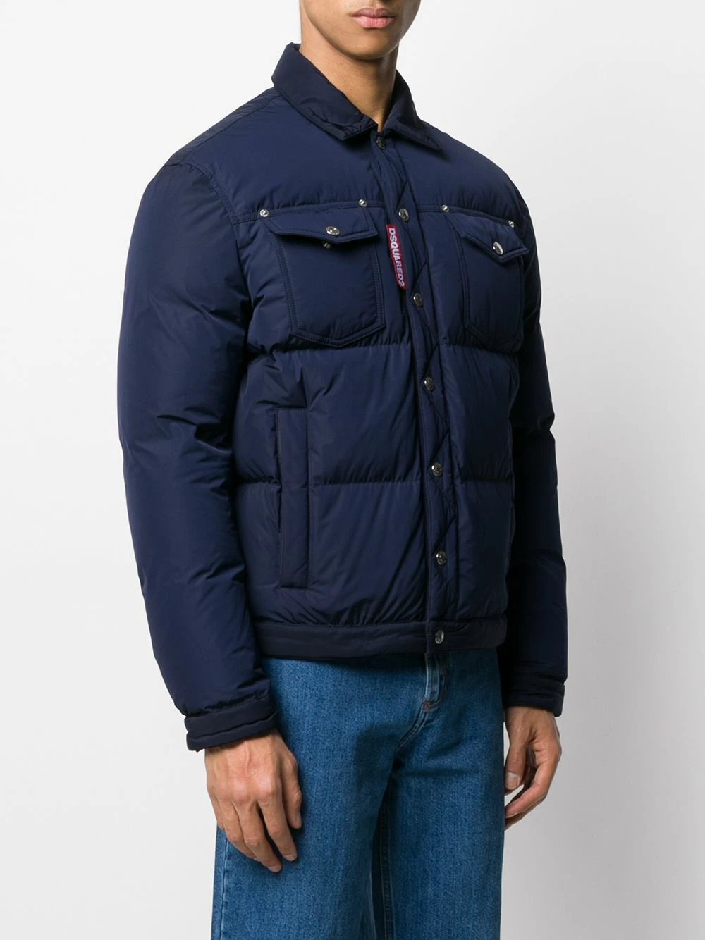 Authentique 100% Dsquared2 Veste matelassée à boutonnière doudounes & vestes matelassées homme 5 Dsquared2 veste matelassée à boutonnière