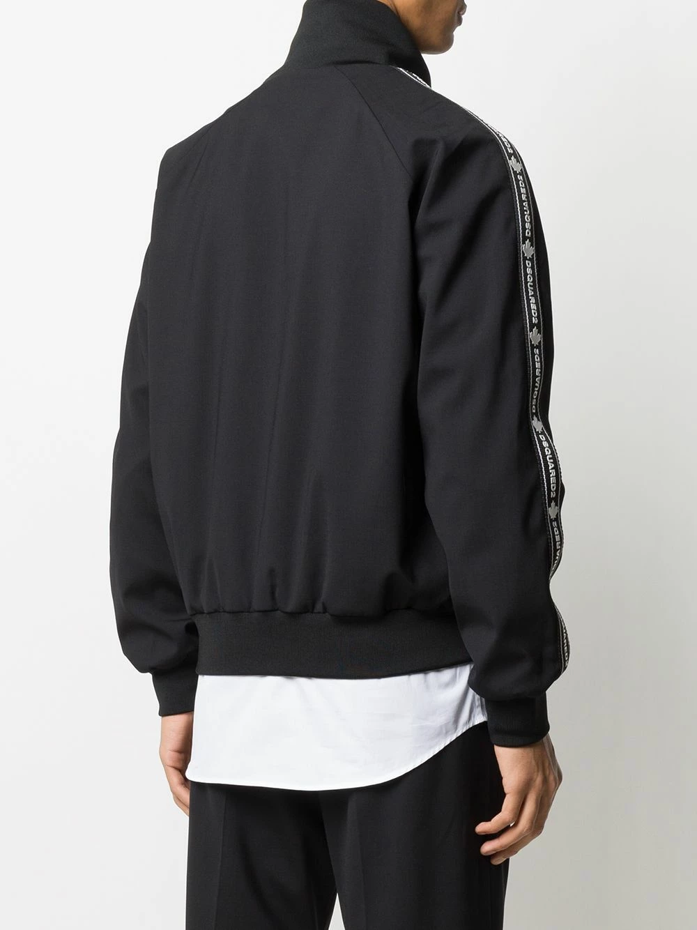 Un Tarif Préférentiel Dsquared2 Veste bomber zippée à logo vestes bomber homme 6 Dsquared2 veste bomber zippée à logo