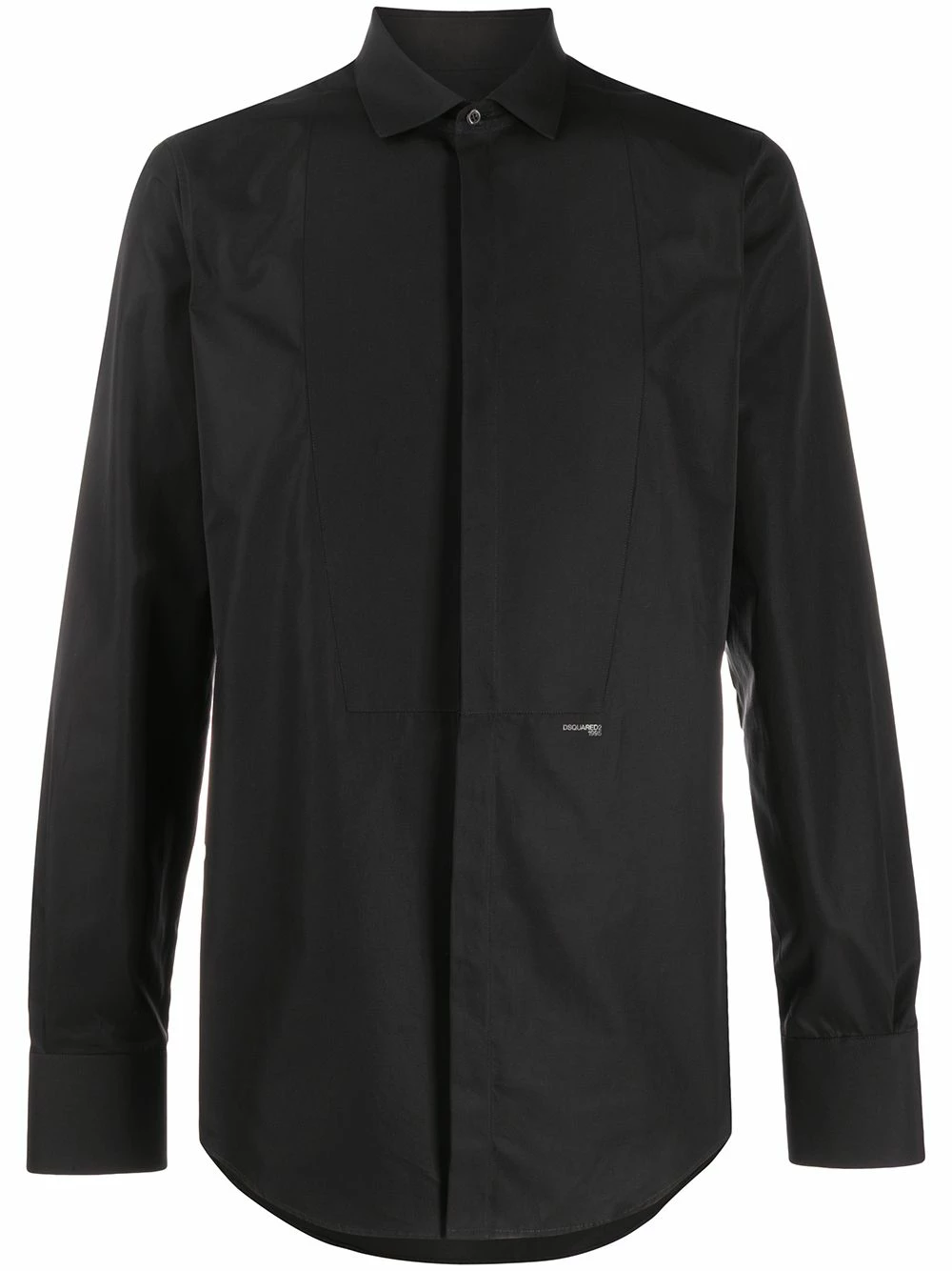 Haute Qualité Dsquared2 Chemise à détail de plastron chemises homme 3 Dsquared2 chemise à détail de plastron