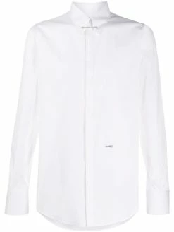 Dsquared2 chemise ajustée à détail d’épingle à nourrice au col
