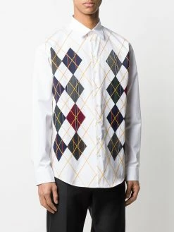 Dsquared2 chemise à motifs de losanges