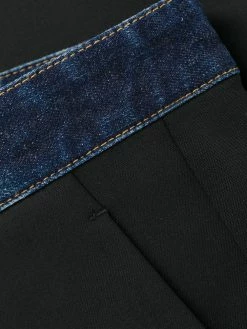 Dsquared2 pantalon de costume à taille contrastante