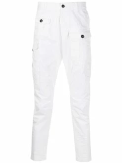 Dsquared2 pantalon fuselé crop à poches cargo