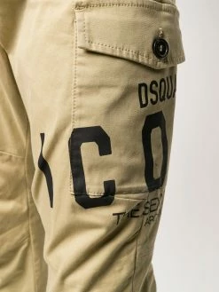 Dsquared2 pantalon cargo à logo imprimé