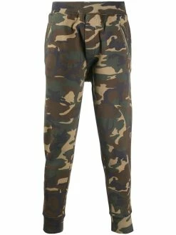 Dsquared2 pantalon de jogging à imprimé camouflage