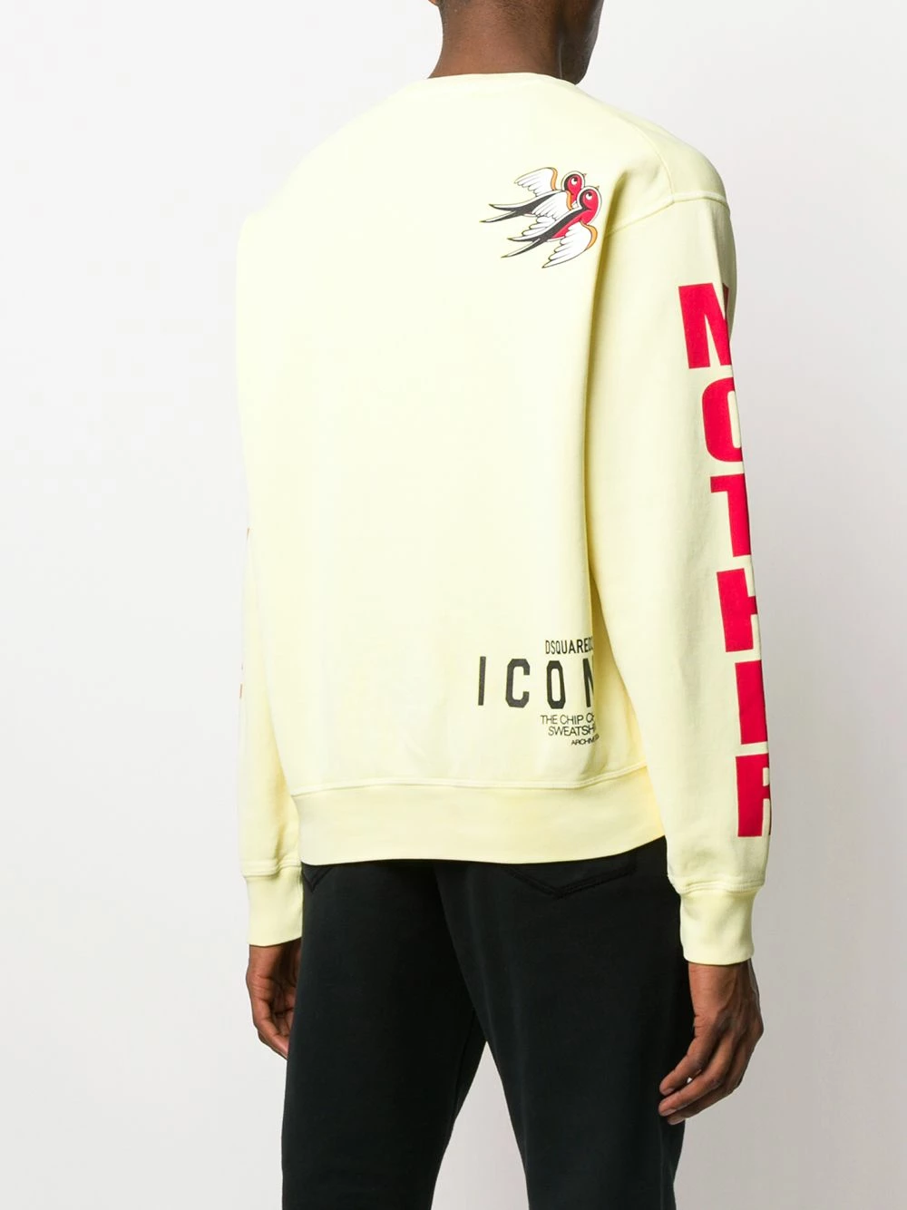 Dsquared2 Pas Cher Sweat à détail de slogan sweats homme 6 Dsquared2 sweat à détail de slogan