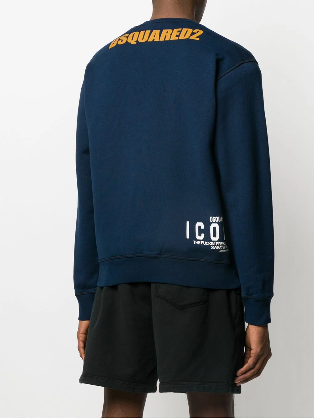 Dsquared2 Sweat à détail de slogan Authentique 100% maille homme 6 Dsquared2 sweat à détail de slogan