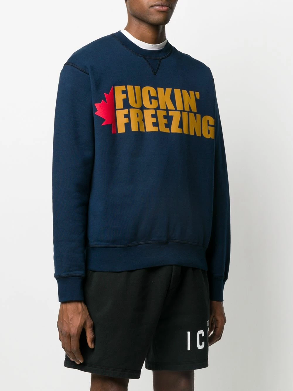 Dsquared2 Sweat à détail de slogan Authentique 100% maille homme 5 Dsquared2 sweat à détail de slogan