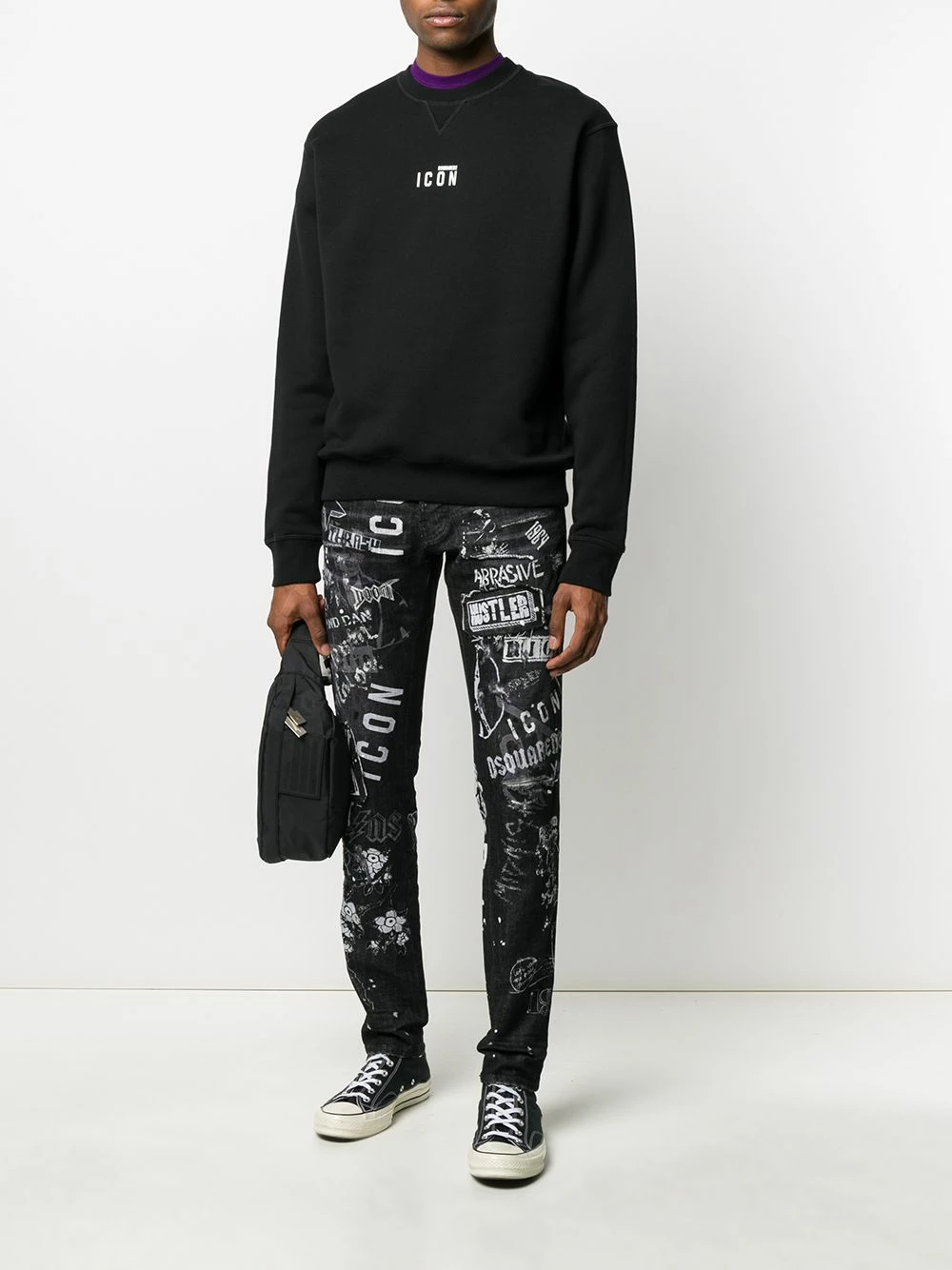Dsquared2 Sweat Icon à logo imprimé Prix Accessible sweats homme 4 Dsquared2 sweat Icon à logo imprimé