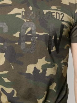 Dsquared2 t-shirt imprimé camouflage à logo