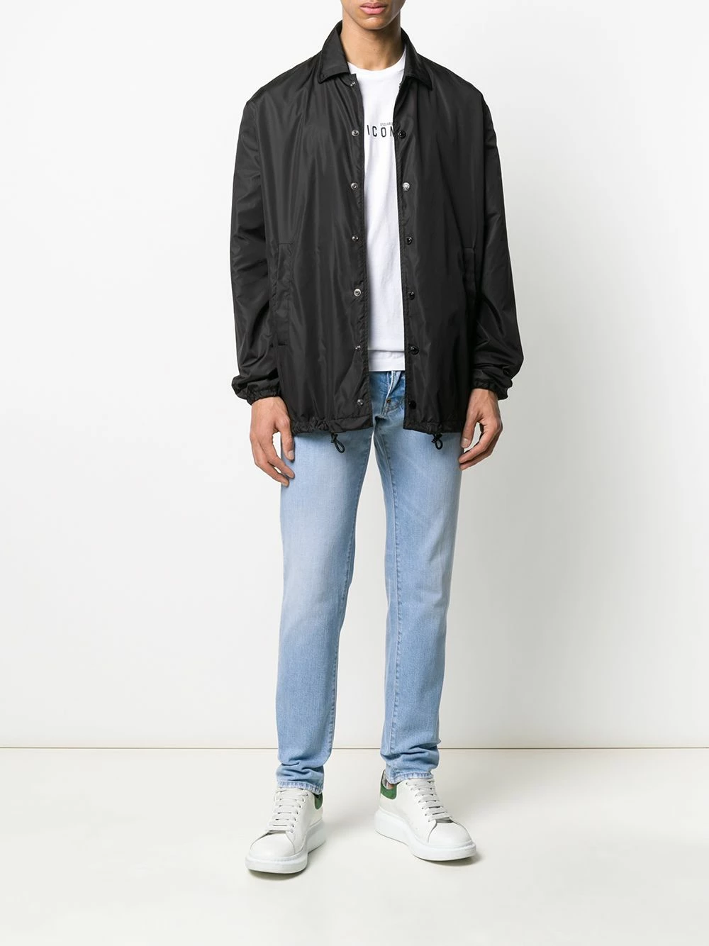 Prix Raisonnable Dsquared2 T shirt Icon ample à logo imprimé t-shirts homme 4 Dsquared2 t-shirt Icon ample à logo imprimé