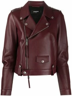 Dsquared2 veste de moto à fermeture zippée