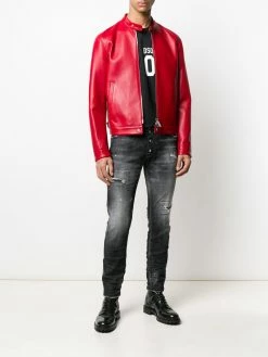 Dsquared2 jean slim à effet usé