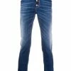 Dsquared2 jean skinny à effet délavé