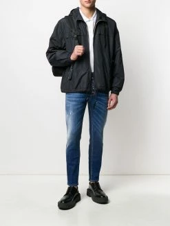 Dsquared2 jean skinny à effet délavé