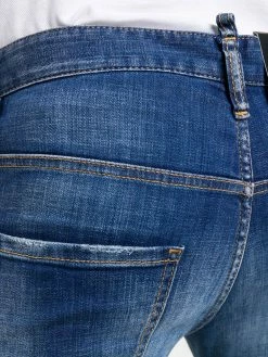 Dsquared2 jean skinny à effet délavé