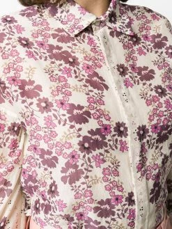 Dsquared2 chemise à fleurs