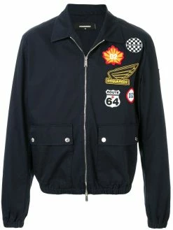 Dsquared2 veste bomber à design patchwork
