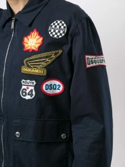 Dsquared2 veste bomber à design patchwork