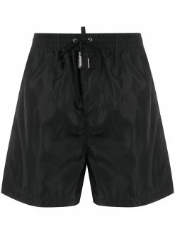 Dsquared2 short de bain Ă coupe droite longue