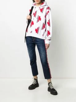 Dsquared2 sweat ample à logo imprimé et capuche