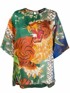 Dsquared2 blouse à imprimé graphique