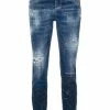 Dsquared2 Jean droit à effet usé Prix Acceptable jeans droits femme 2 Dsquared2 jean droit à effet usé