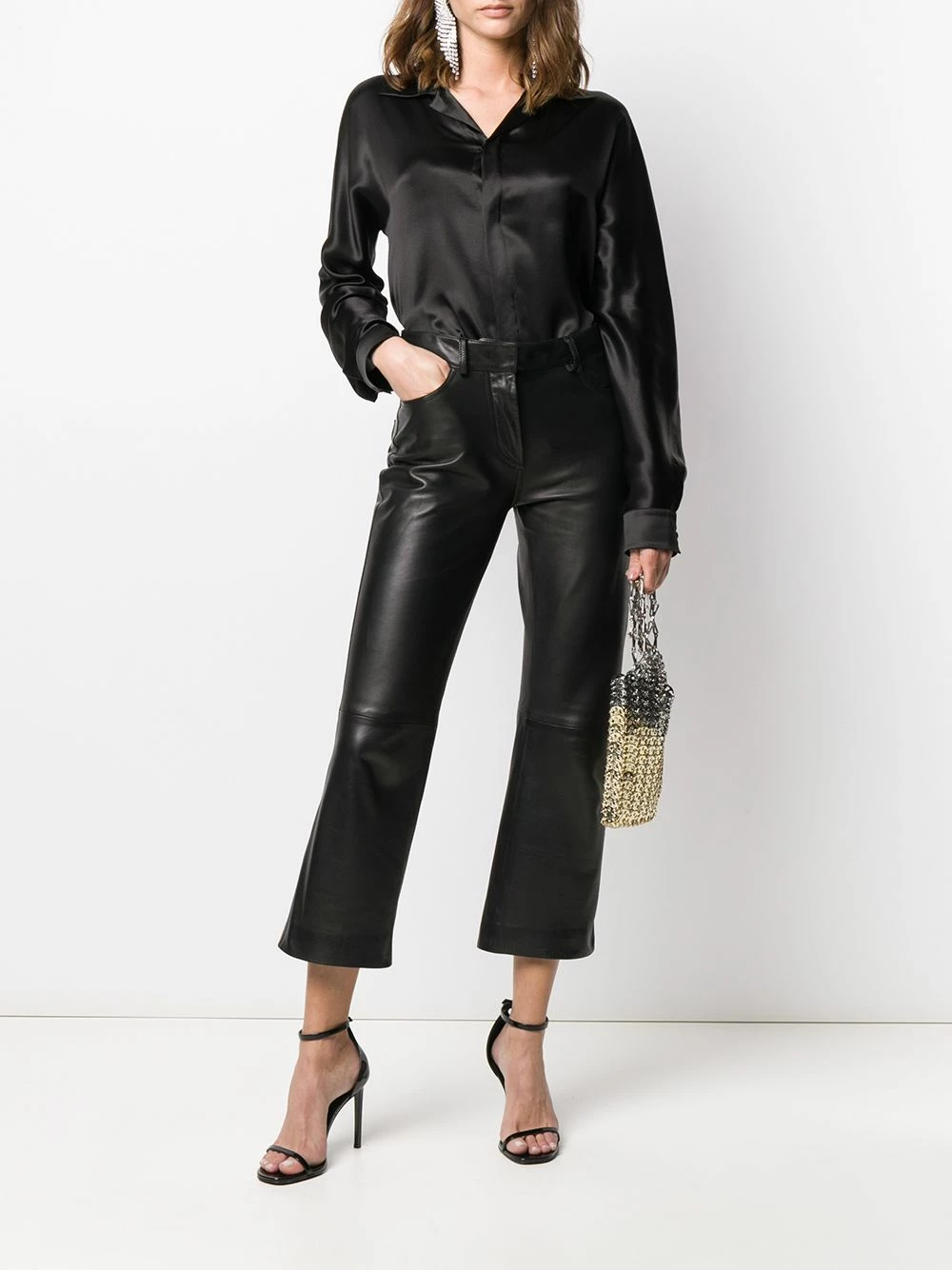 Dsquared2 Chemise en soie à col ouvert Prix Accessible chemises femme 4 Dsquared2 chemise en soie à col ouvert