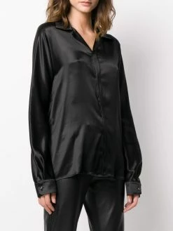 Dsquared2 Chemise en soie à col ouvert Prix Accessible chemises femme 9 Dsquared2 chemise en soie à col ouvert