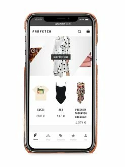 Dsquared2 tiger print iPhone X case