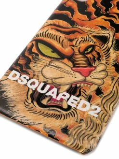 Dsquared2 tiger print iPhone X case