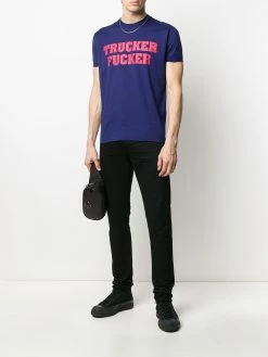 Dsquared2 t-shirt à détail de slogan